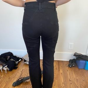 stretchy star black  jeans